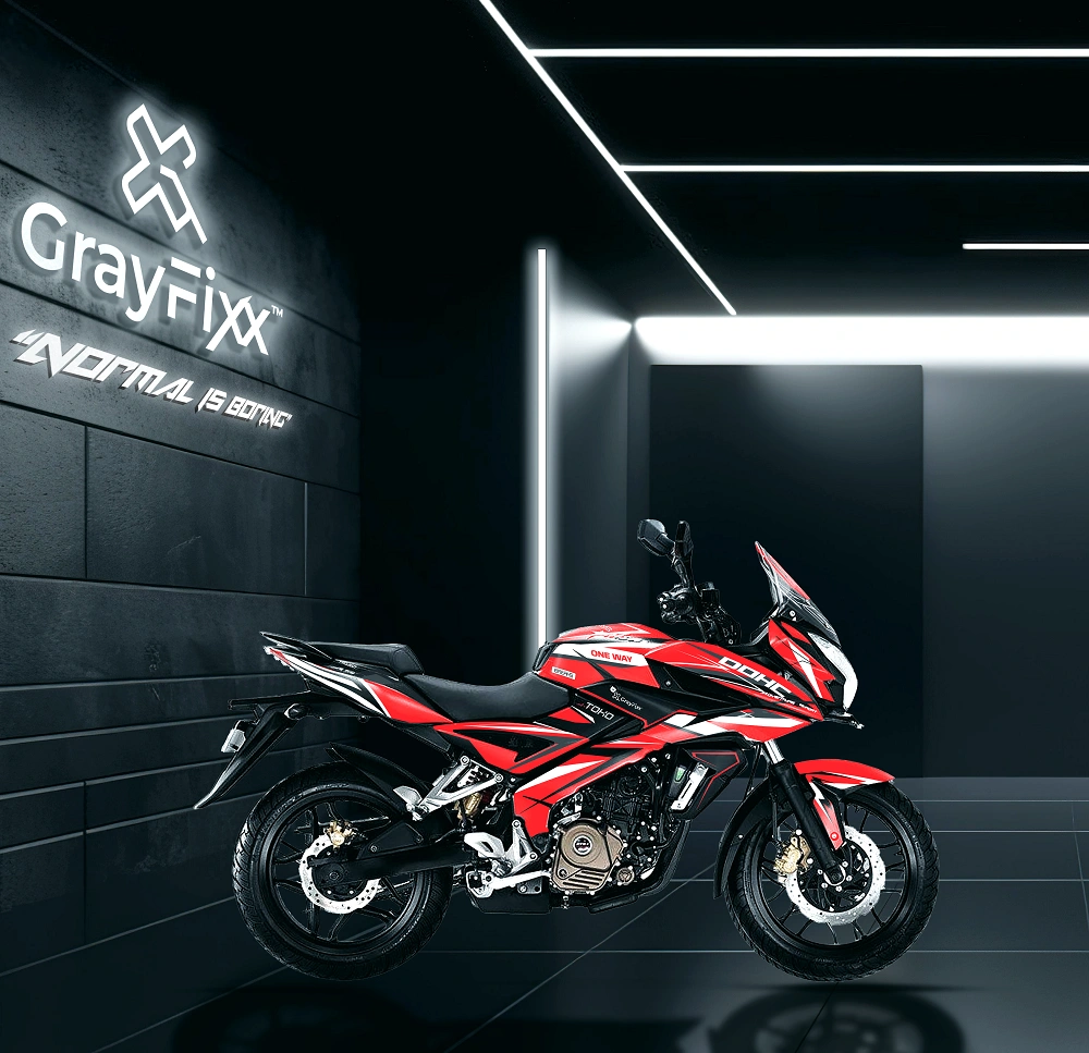 DOHC Edition Full Body Sticker for Burgman 125 | Made in Premium Gloss Vinyl with FPF (Fade Protection Film), Waterproof, Precut Sticker, Pack of 1 for Both Side